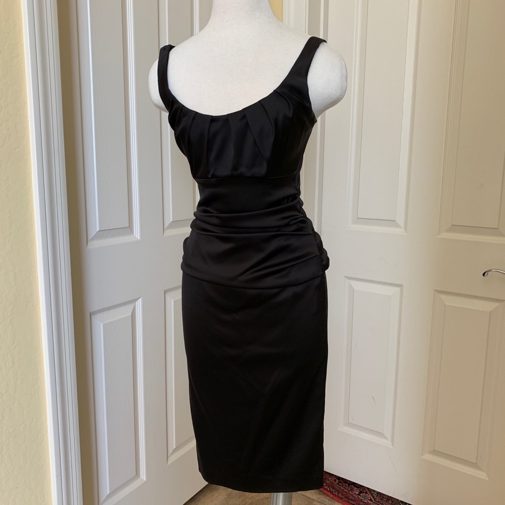 Suzi Chin for Maggy Boutique Stretch Satin Dress